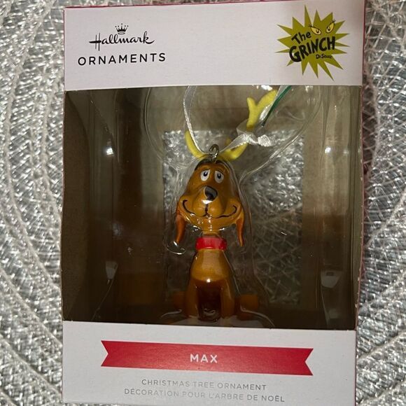Hallmark Dr Seuss How the Grinch Stole Christmas Max Ornament NWT - Picture 9 of 9